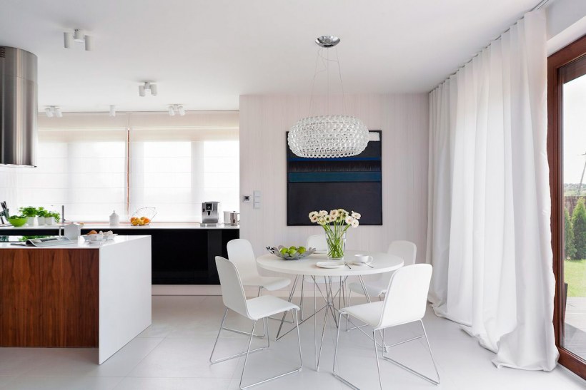 Круглый стол Минимализм интерьер