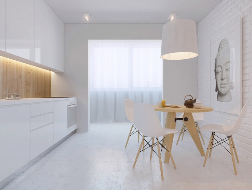 Интерьер Минимализм песочный