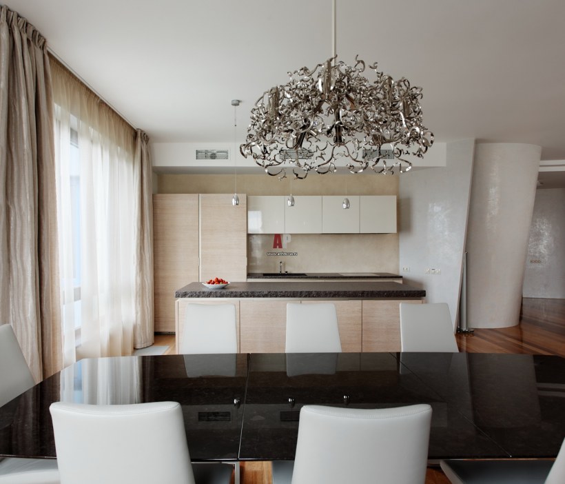 Гостиная столовая Минимализм