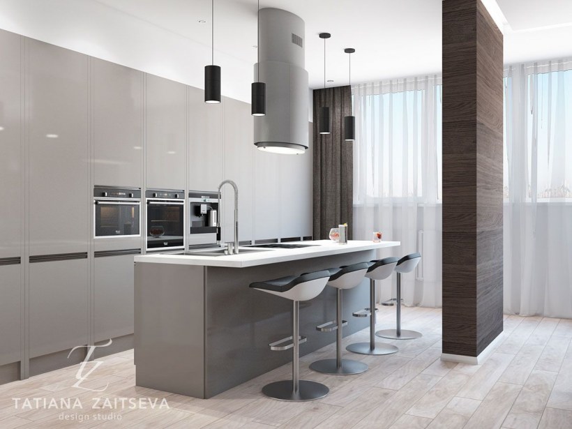 Дизайн квартиры в бежевых тонах