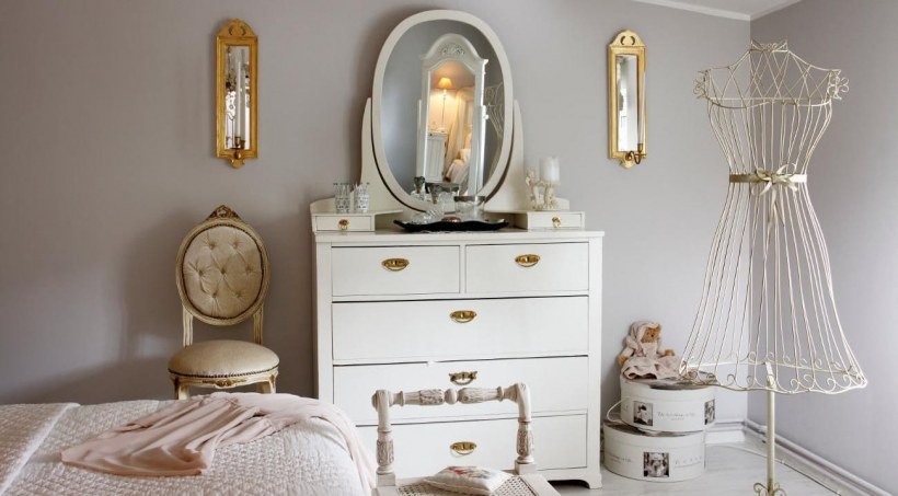 Спальня в будуарном стиле