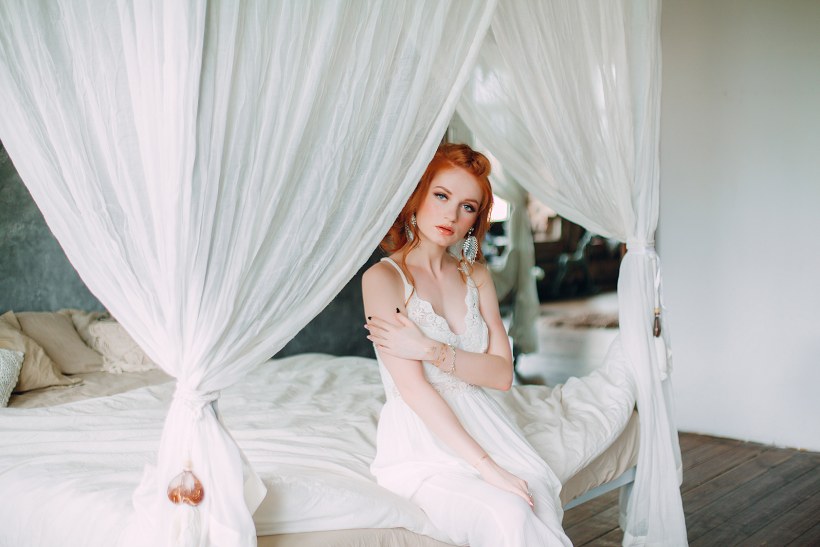 Свадебное будуарное платье 2021