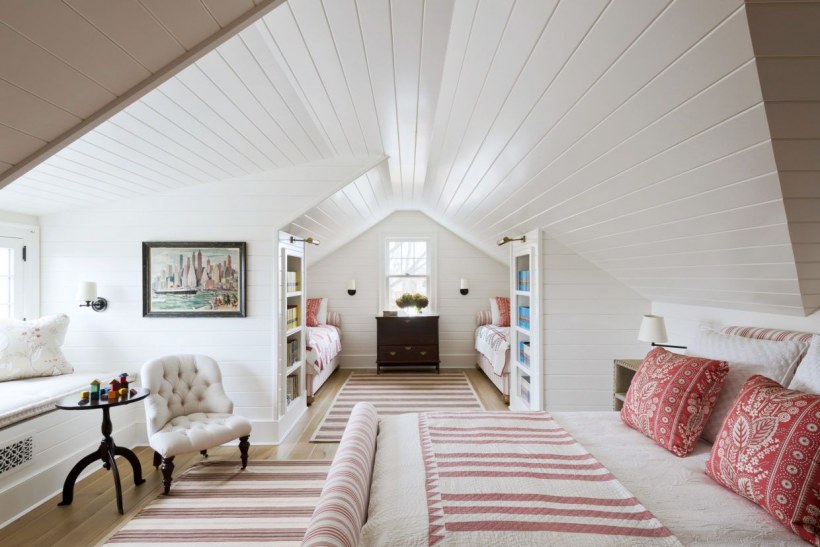 Детская спальня на мансарде