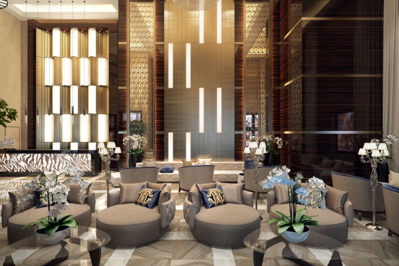 Design Hotel Lobby Interior