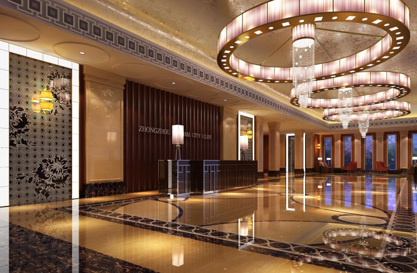 Вестибюль в отеле