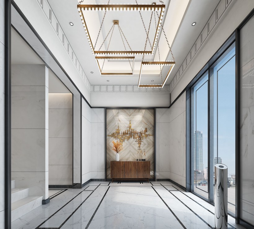 Интерьер вестибюля