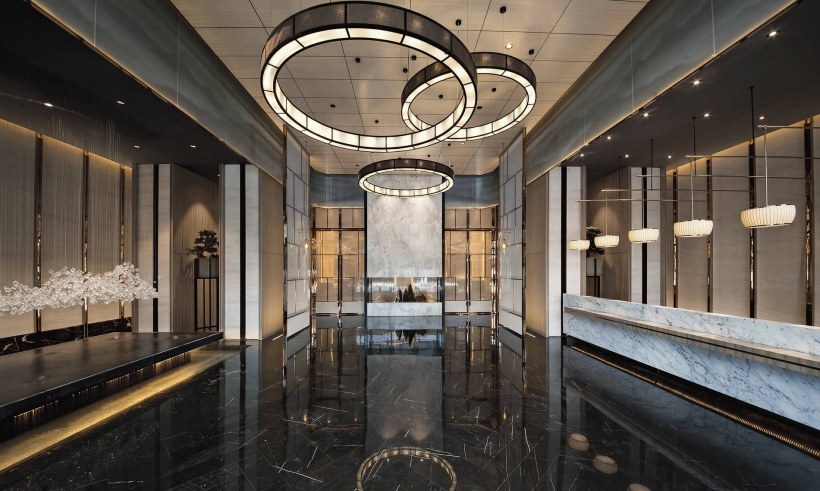 Интерьер вестибюля отеля