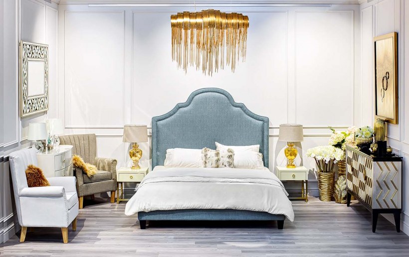 Тумба прикроватная с ящиком и стеклянными панелями бежевая kfc763e7