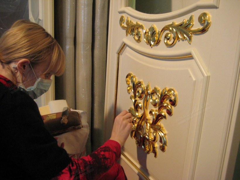 Золотая краска для декора