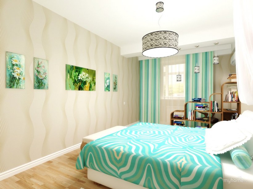 Стеллаж в спальной Неоклассика