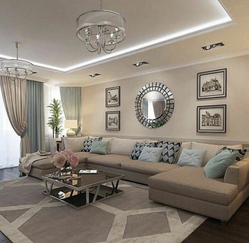 Красивая гостиная в квартире