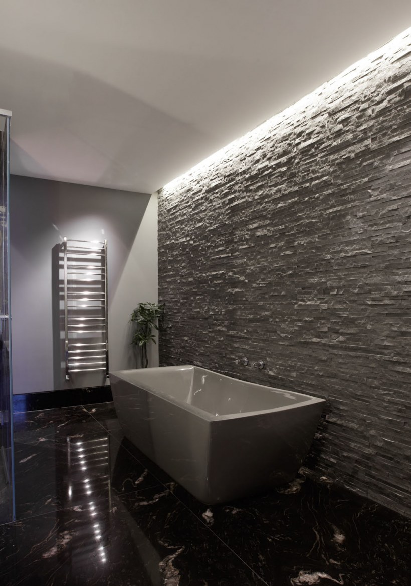 Ванная из декоративной штукатурки