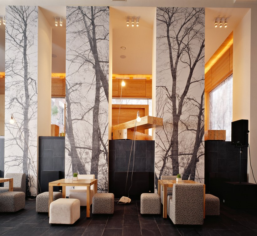 Колонны в современном интерьере