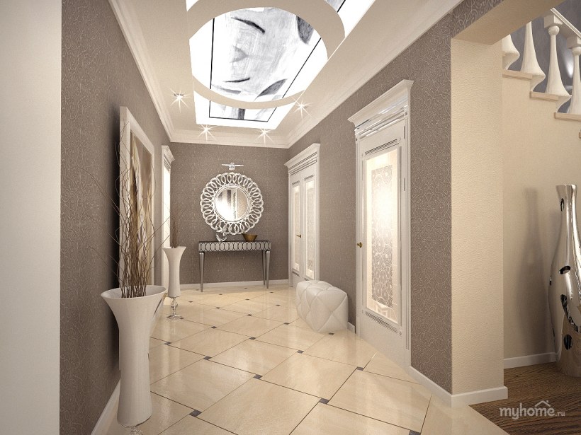 Плитка в интерьере прихожей