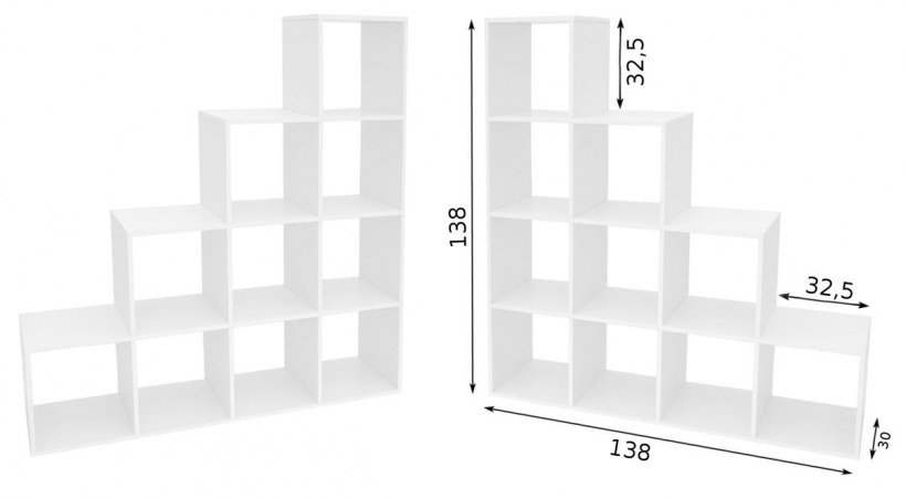 Стеллаж икеа каллакс лесенкой