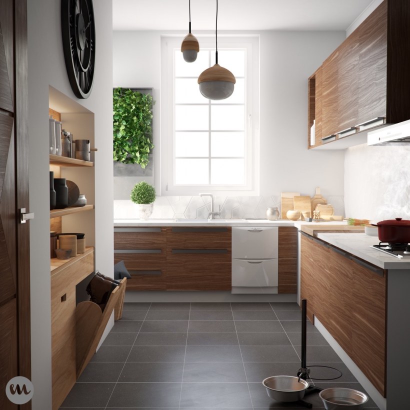 Кухня в стиле Скандинавия