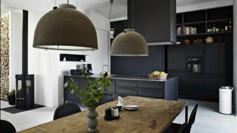 Кухня датский интерьер