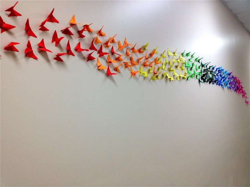 Оригами для украшения комнаты