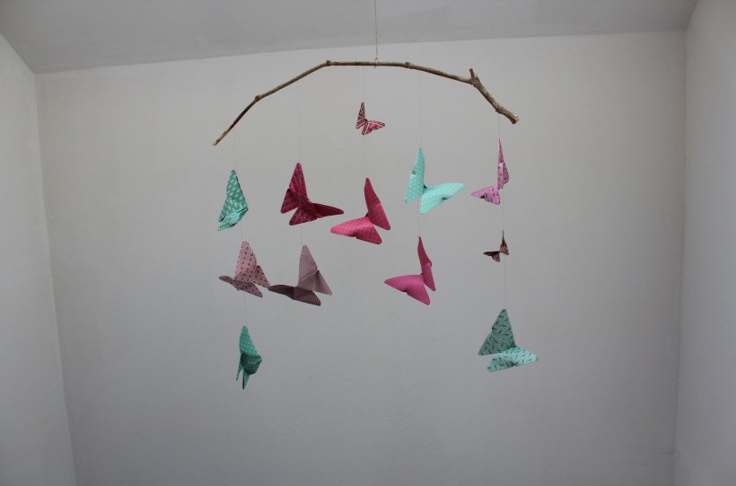 Бабочки на стену своими руками оригами