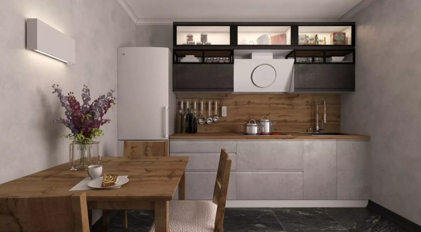 Кухонный гарнитур "Стендмебель" с фотопечатью 1,8