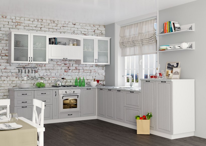 Кухня персик 1.8м БТС