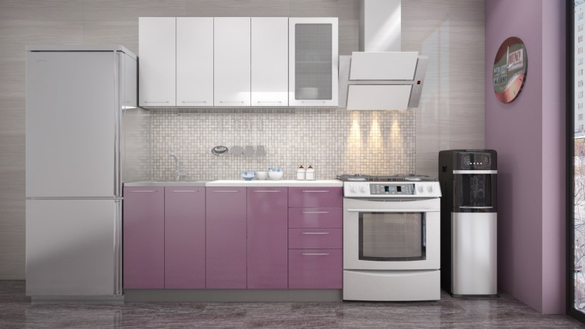 Кухня София олива оранж