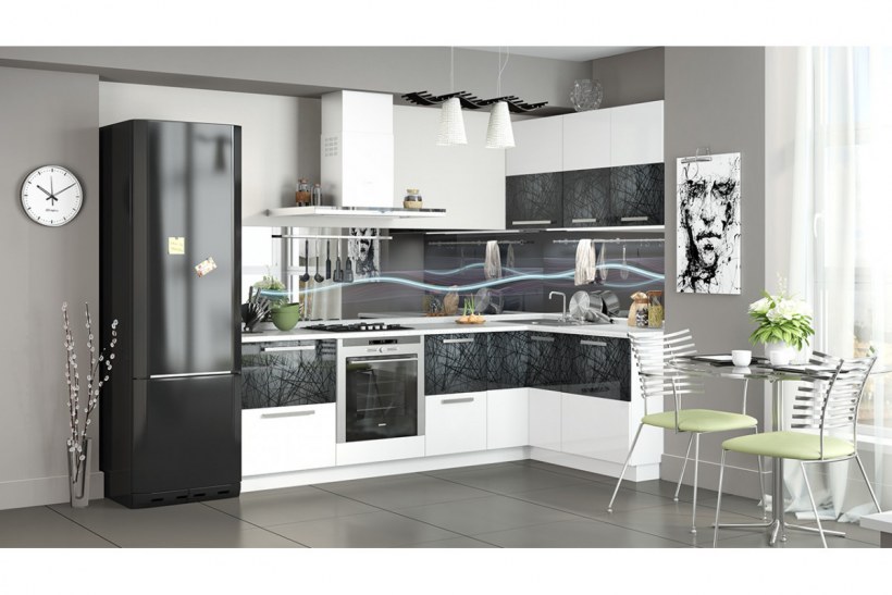 Белая кухня олива ДСВ