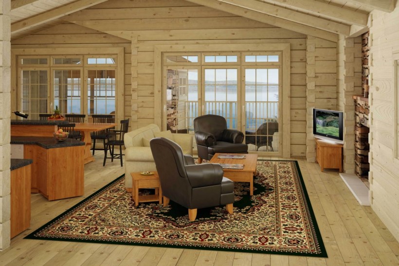 Отделка деревянного дома