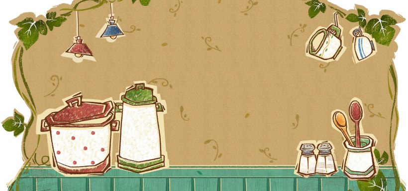 Фон с кухонной тематикой