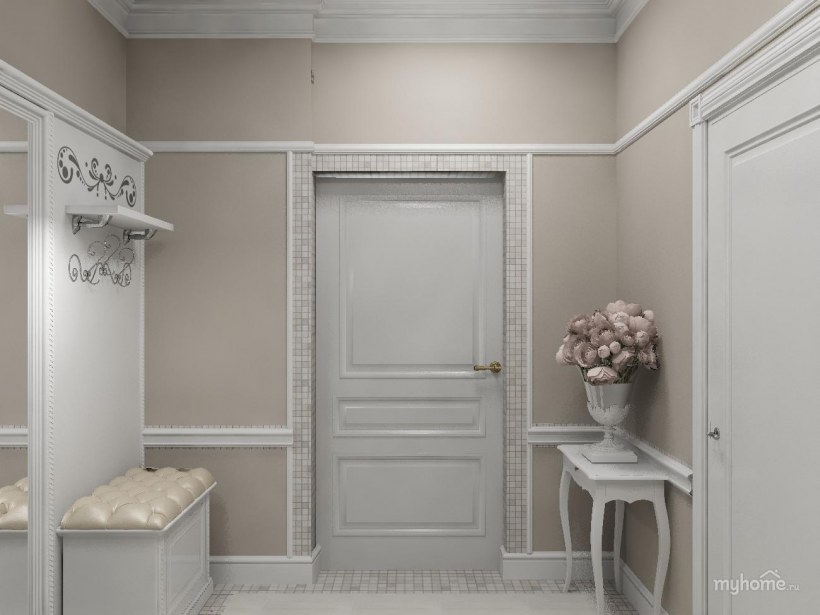 Линда прихожая белая Неоклассика