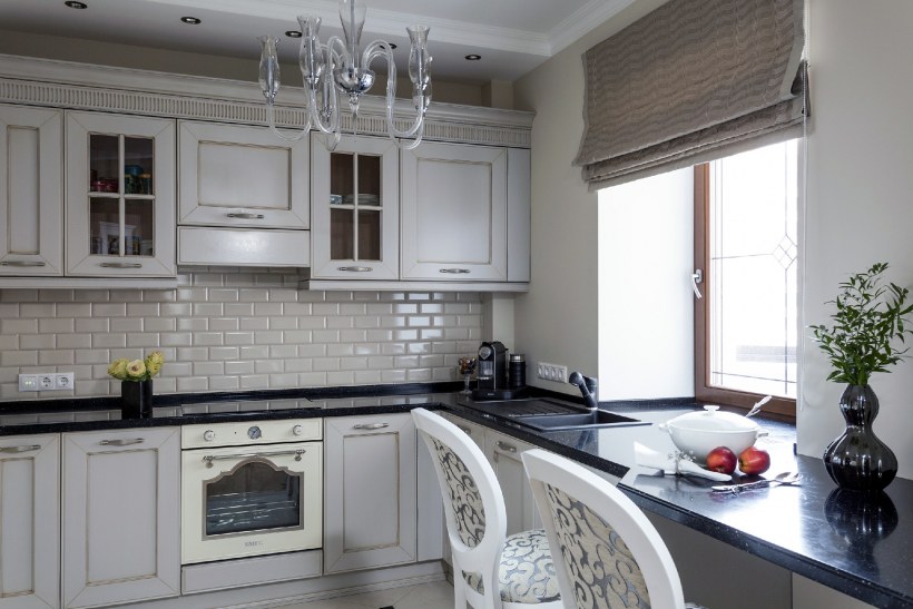 Кухня современная классика белая 2020.2021