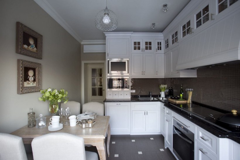 Кухня 8кв м Неоклассика