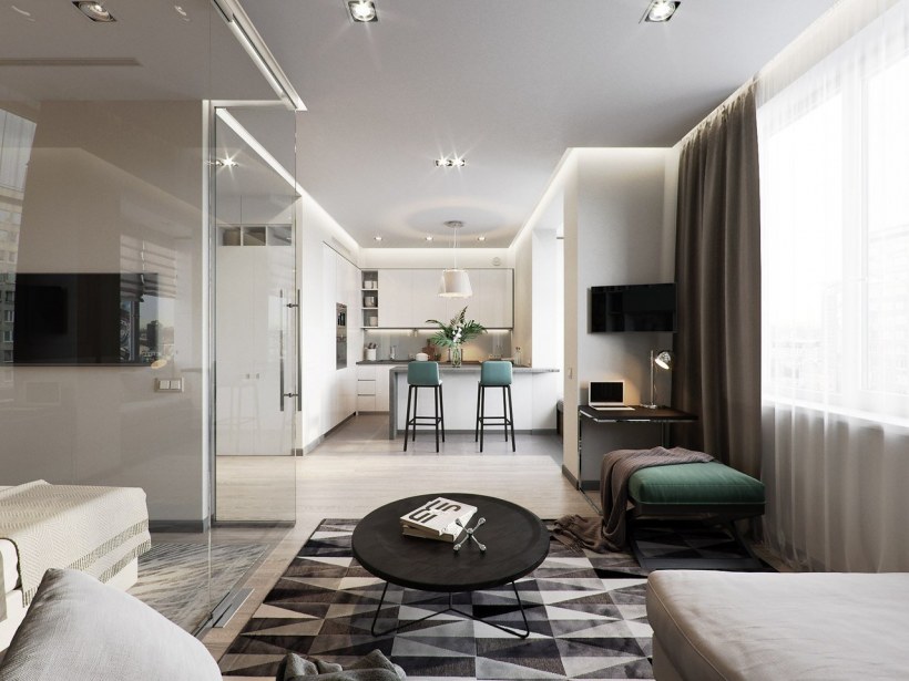 Интерьер квартиры 40 кв метров