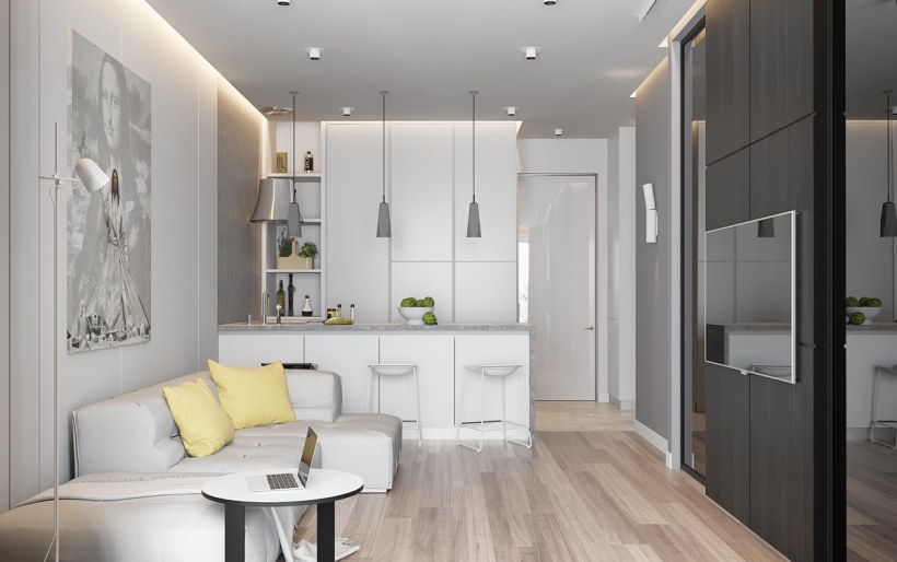 Пик евродвушка кухня гостиная