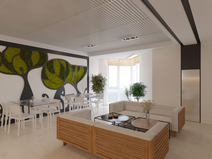 Офис в стиле эко