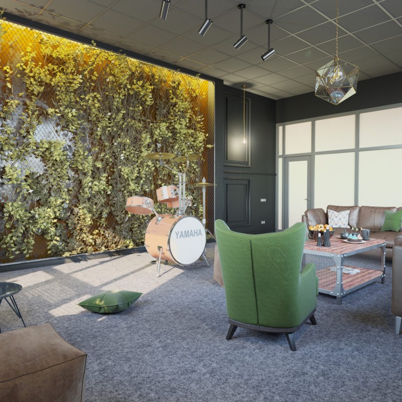 Мебель для комнаты отдыха в офисе