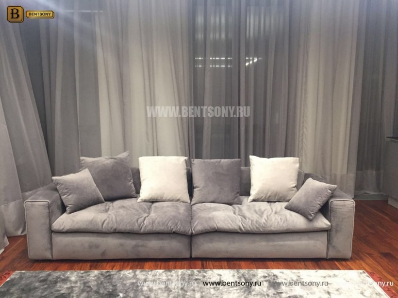 Диван велюр Демиарт Garden Grey 13 Константа