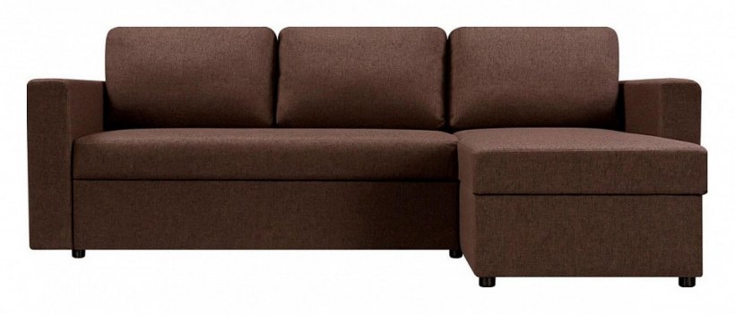 Угловой диван Турин коричневый