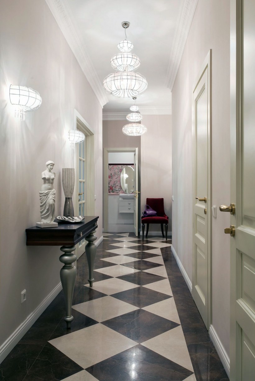 Плитка в узкую прихожую