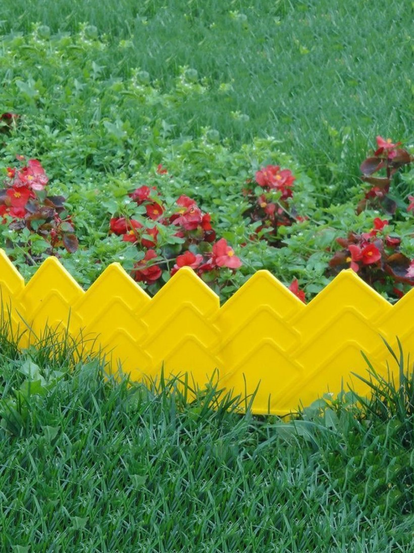 Бордюр для цветников 14х310 см, 13 секций