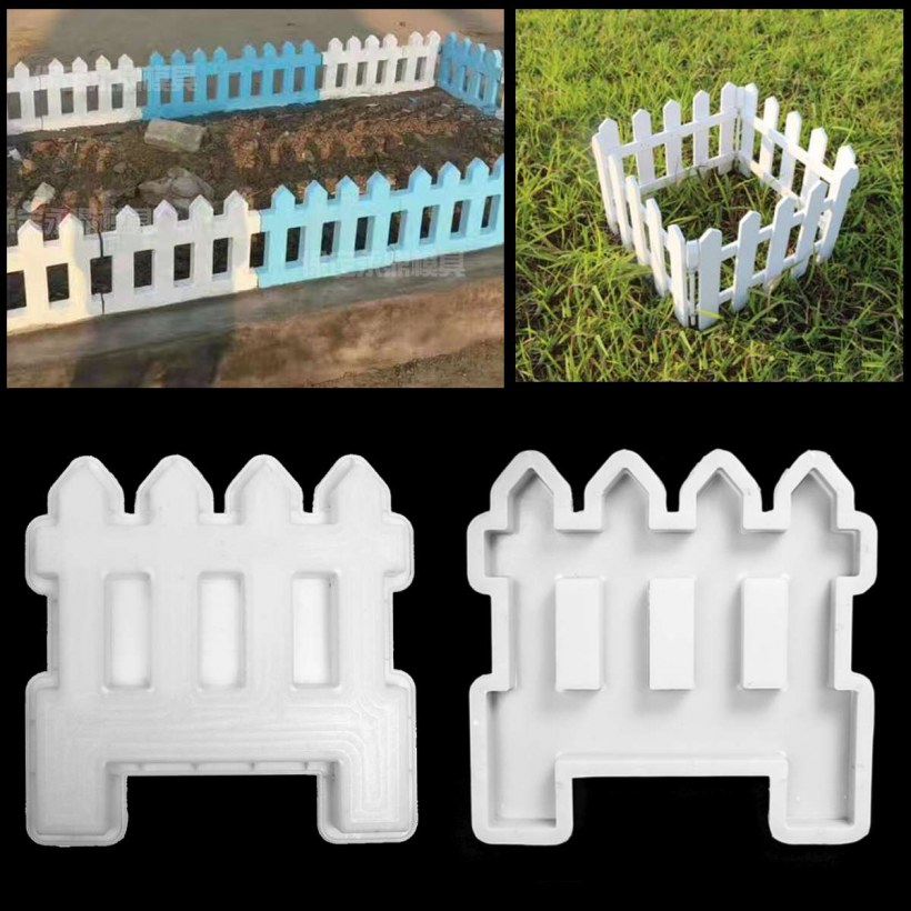 Формы для садовых заборчиков