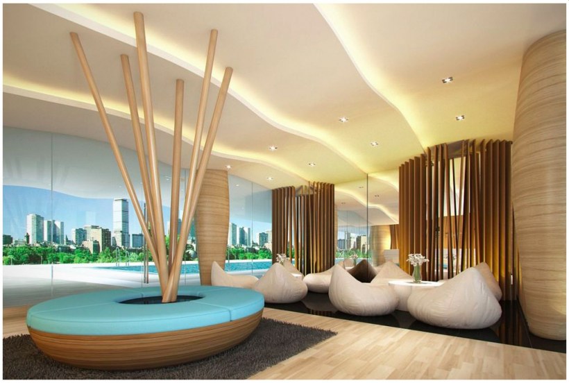 Необычный интерьер