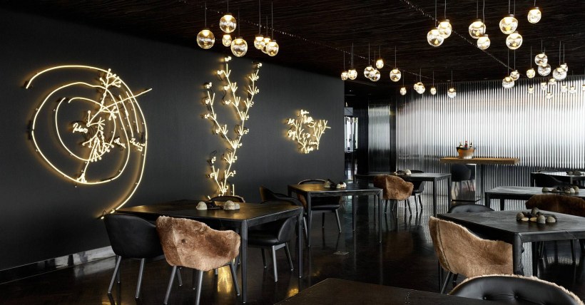 Необычный интерьер кофейни