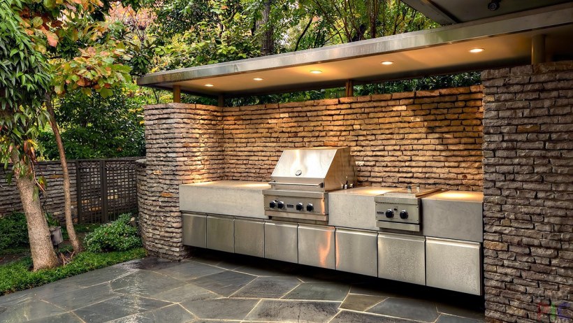 Летняя кухня в современном стиле