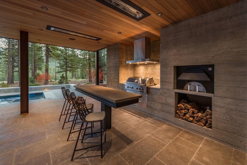 Летняя кухня в скандинавском стиле