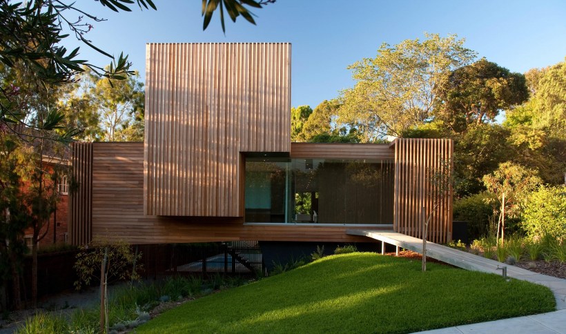 Модерн планкен фасад