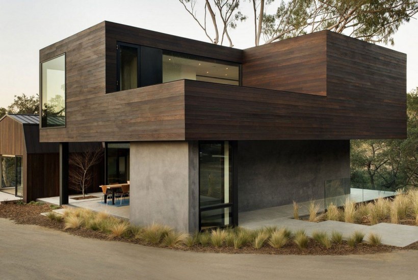 Эко-брутализм экстерьер