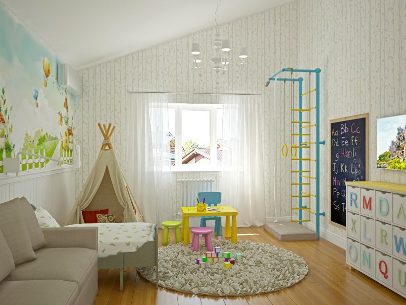 Детский уголок в комнате