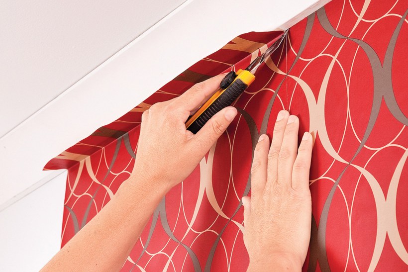 Оклеивание поверхности