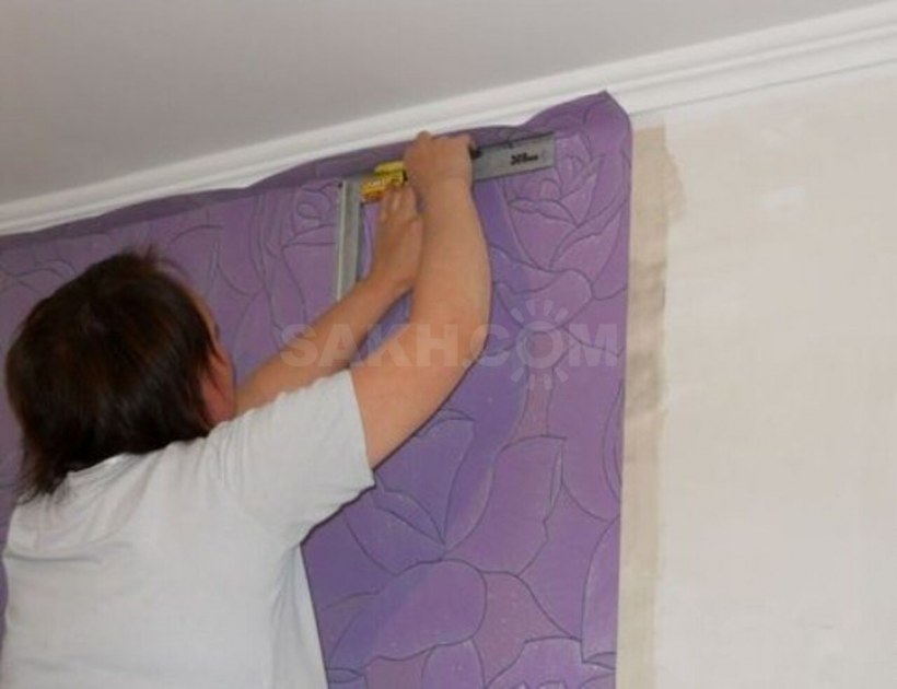 Оклеивание обоев на флизелиновой основе